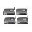 Call All 6 Channel FM Wireless Home Intercom System Charcoal 4 Station