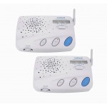 3 Channel Wireless Intercom Home Office Call All Communication 2 Stations System White